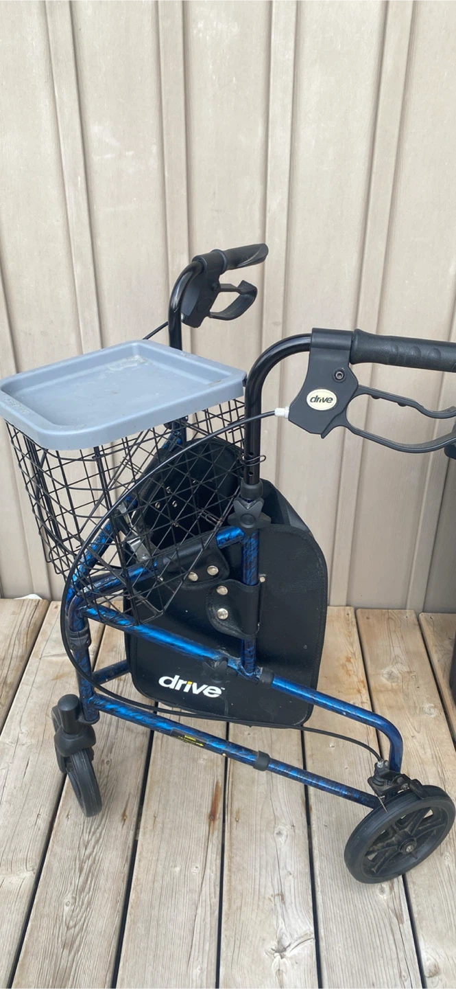 Drive Blue Walker with Tray and Bag - photo 2