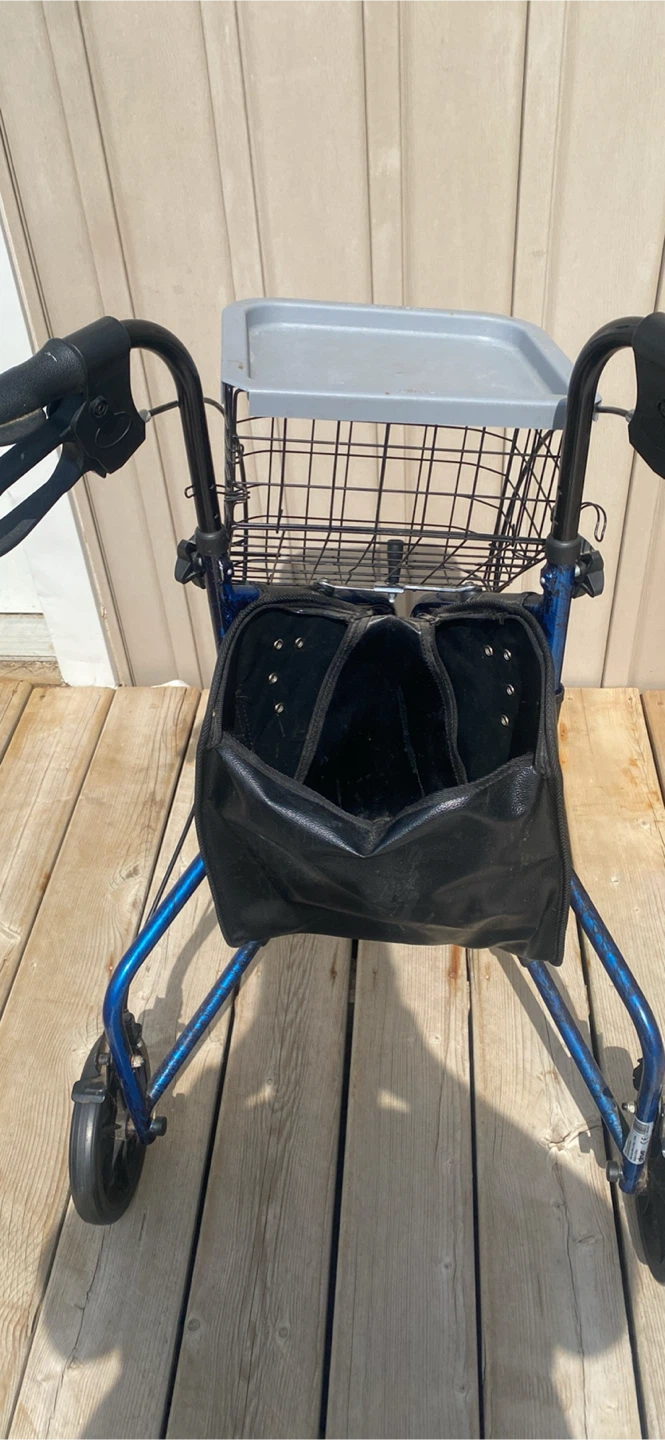 Drive Blue Walker with Tray and Bag - photo 3