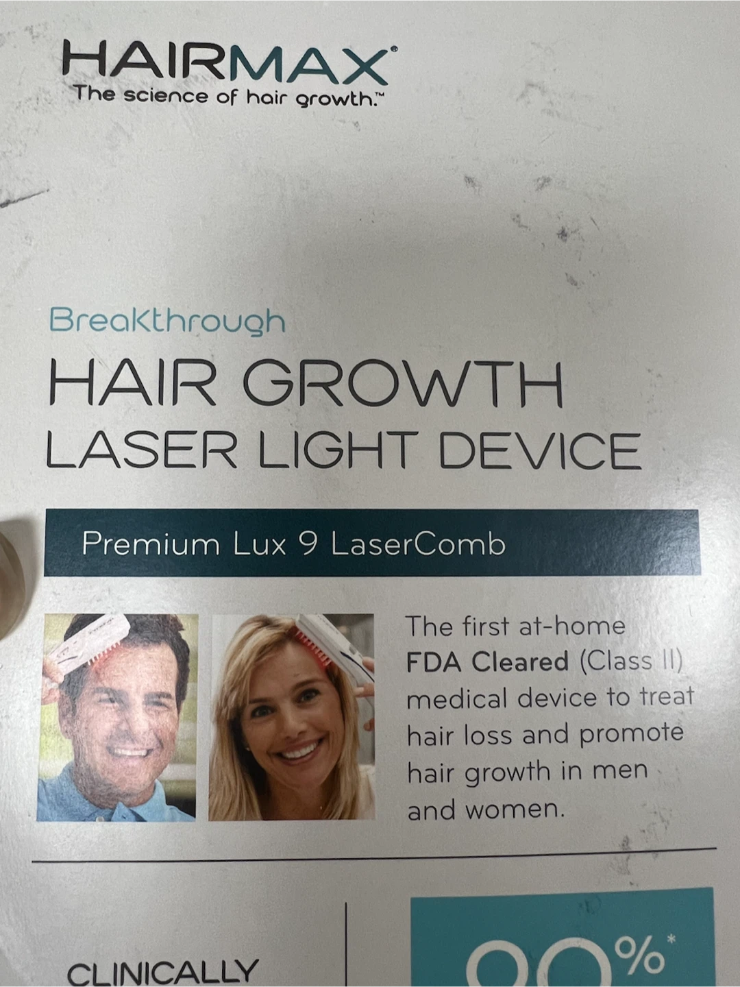 HairMax Premium Lux 9 LaserComb Hair Growth Device - photo 2