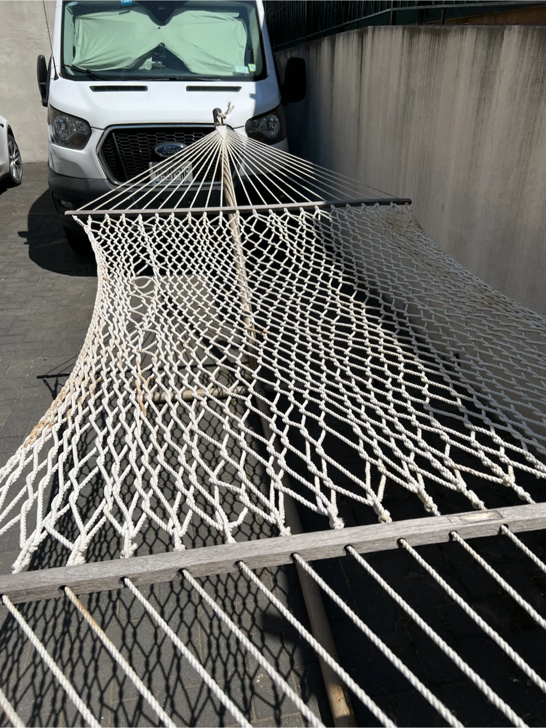 White Rope Hammock with Stand - photo 3