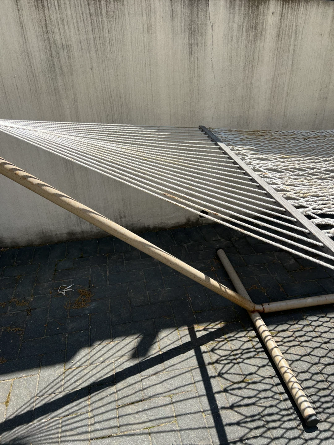 White Rope Hammock with Stand - photo 5