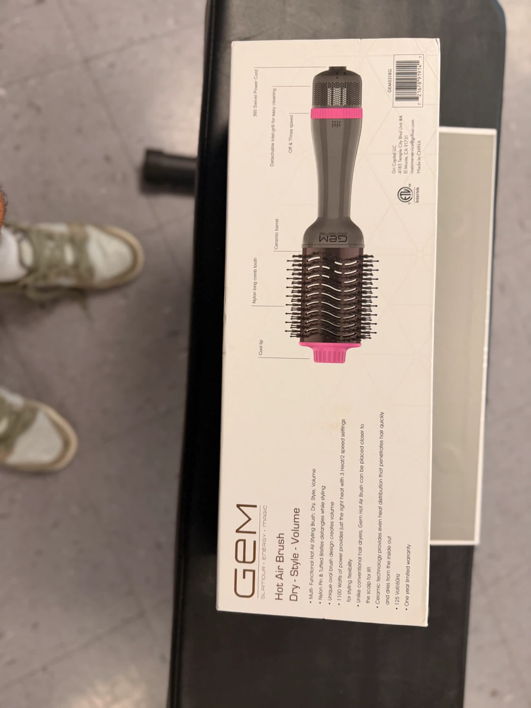 GEM Hot Air Brush - Dry, Style, Volume - photo 2