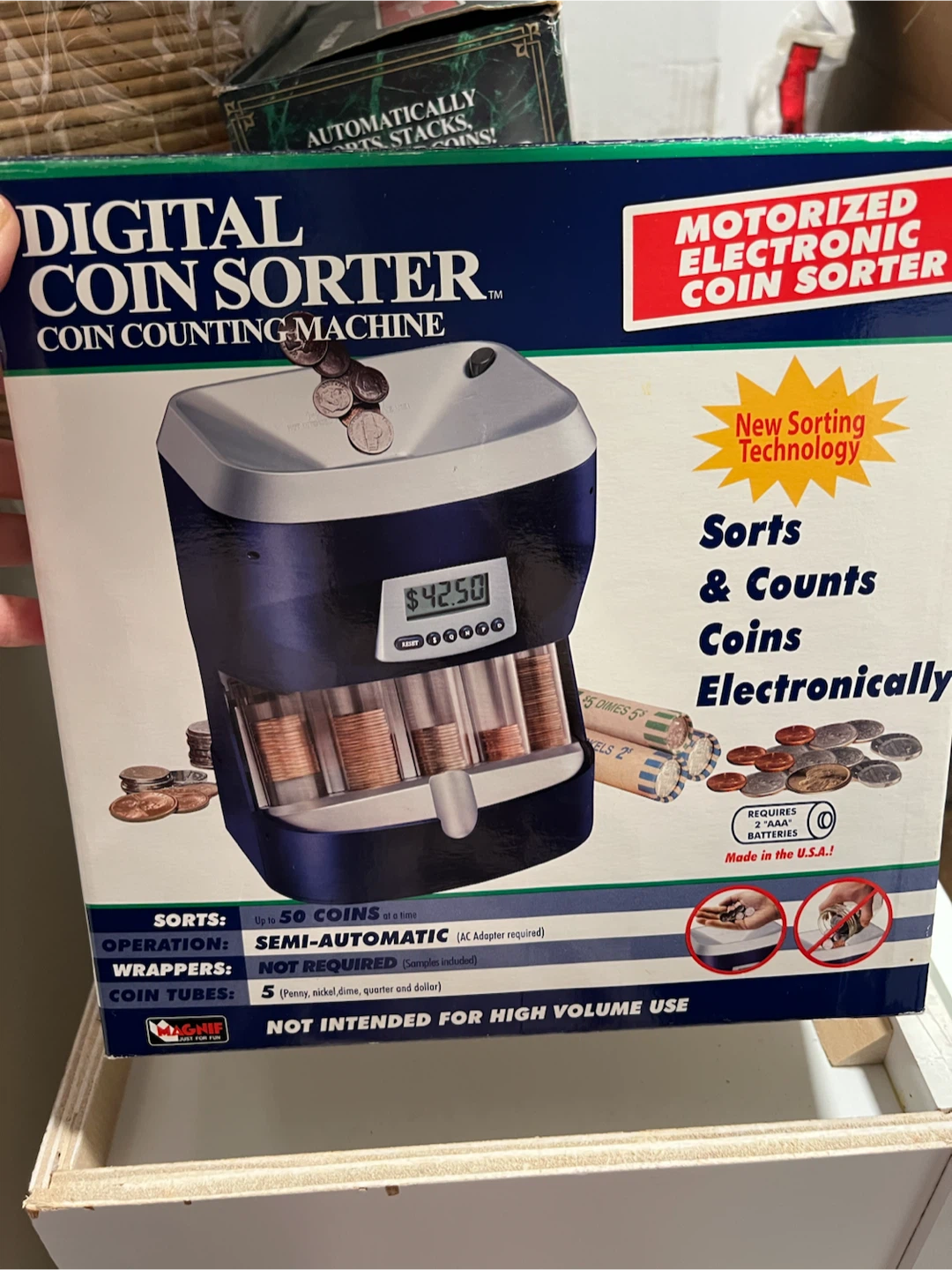 Mag-Nif Digital Coin Sorter & Counter