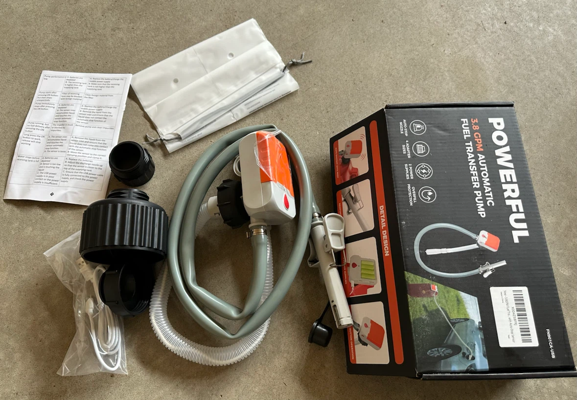 Powerful 3.8 GPM Automatic Fuel Transfer Pump - photo 2