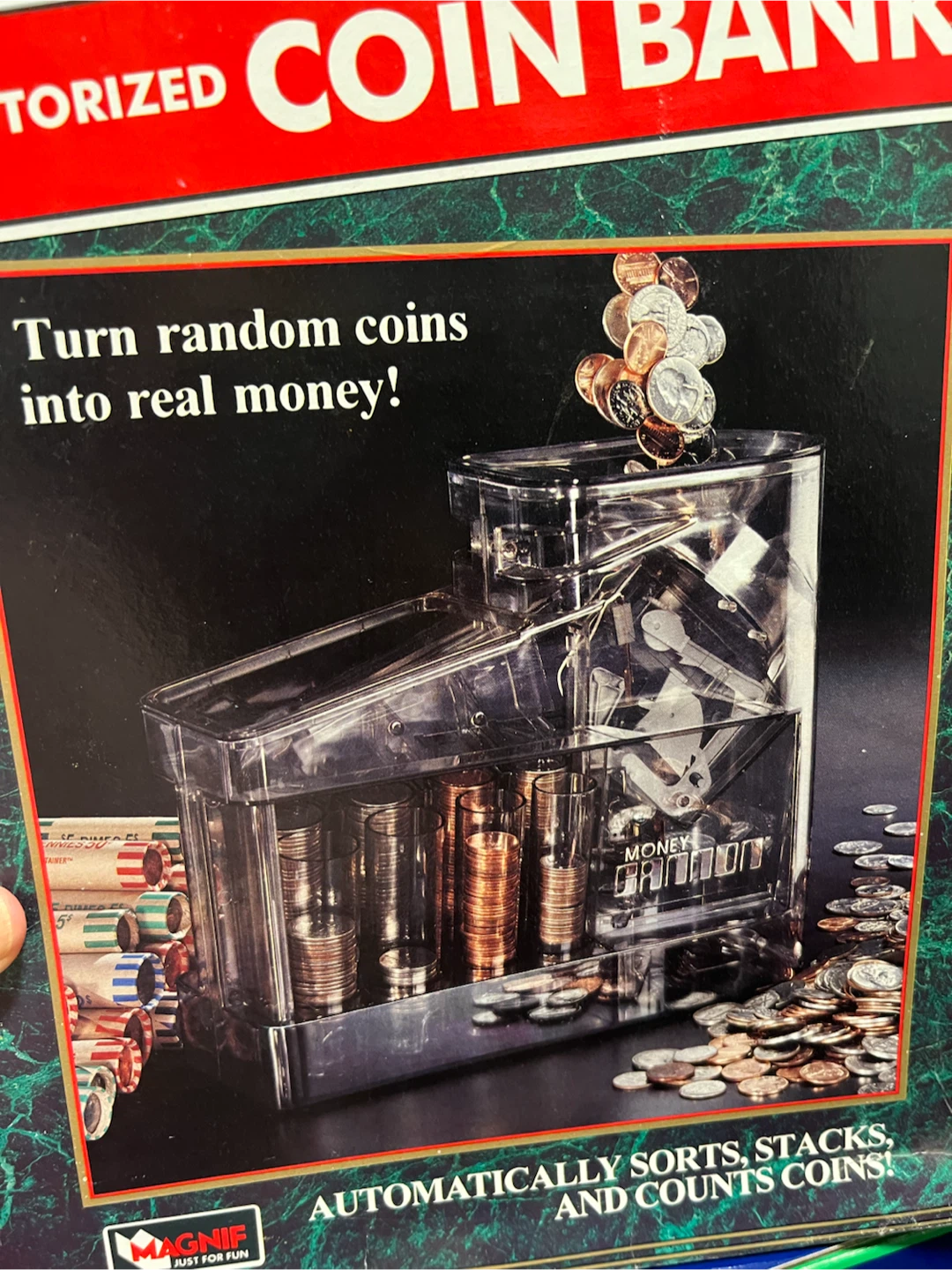 Mag-Nif Money Cannon Motorized Coin Bank - photo 2