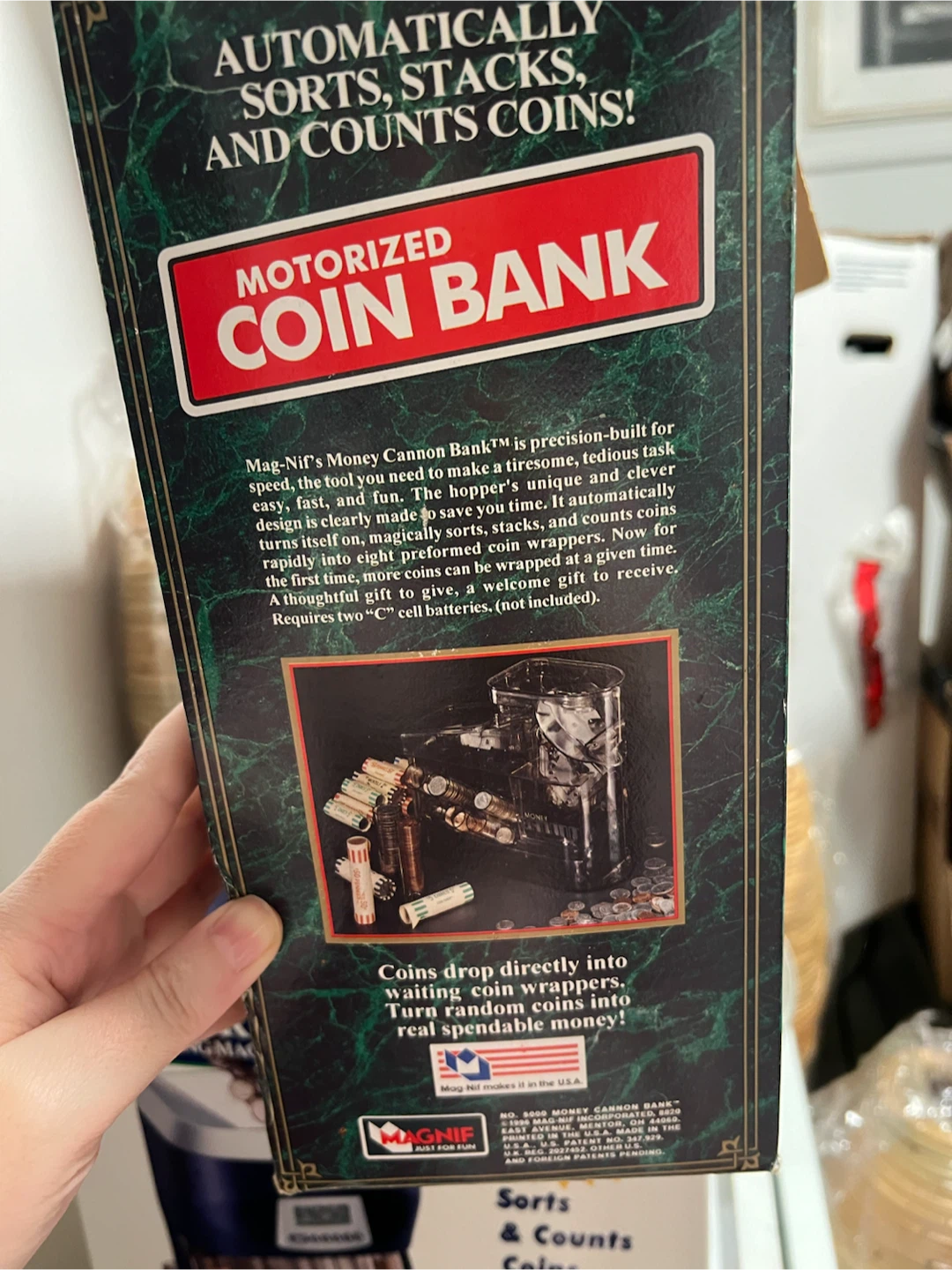 Mag-Nif Money Cannon Motorized Coin Bank - photo 3