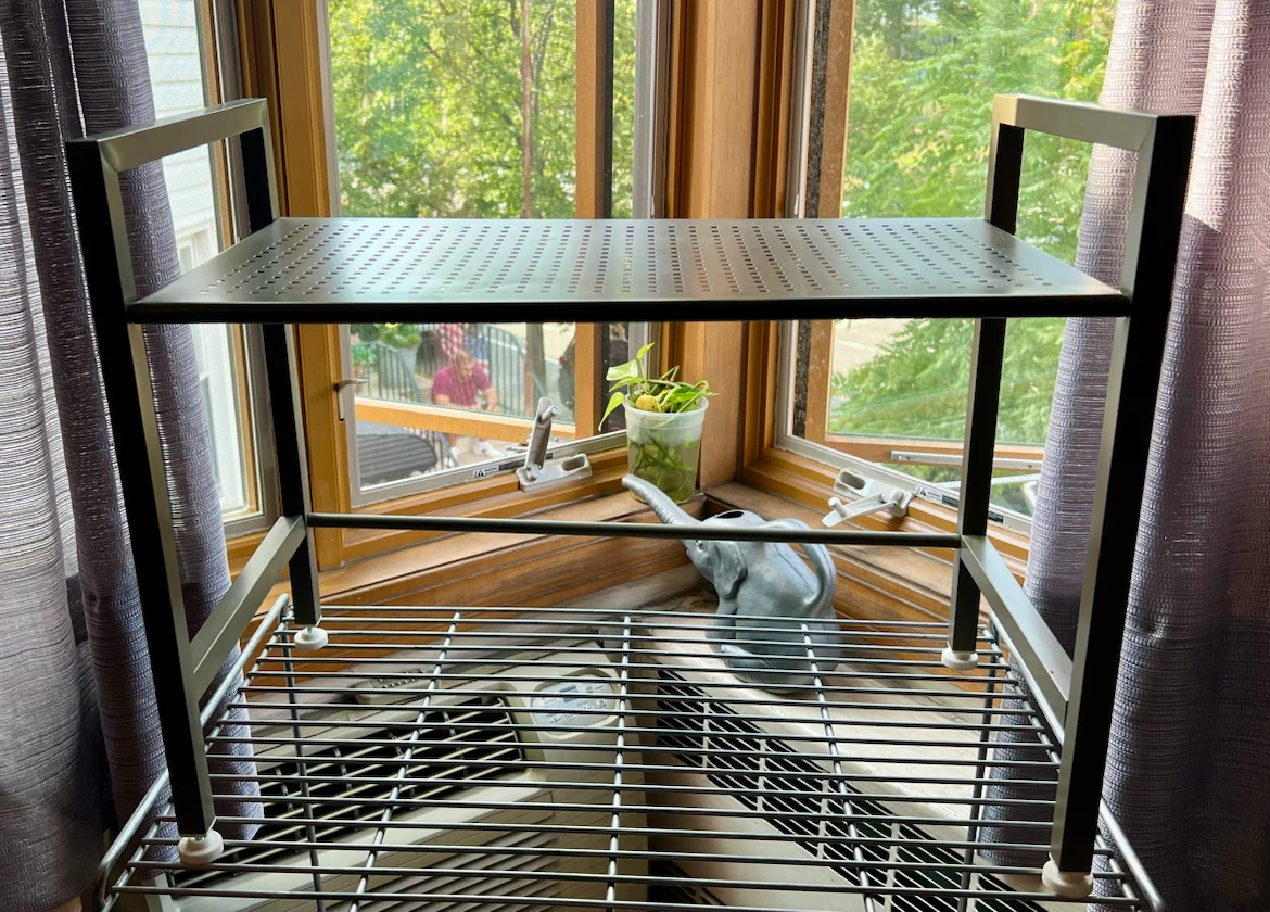 Metal Countertop Microwave Rack