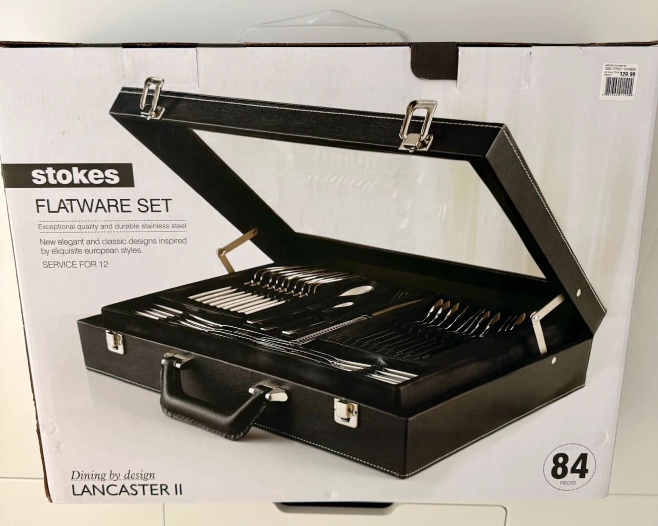 Unopened Stokes Flatware Set - Lancaster II - 84 Pieces - photo 2