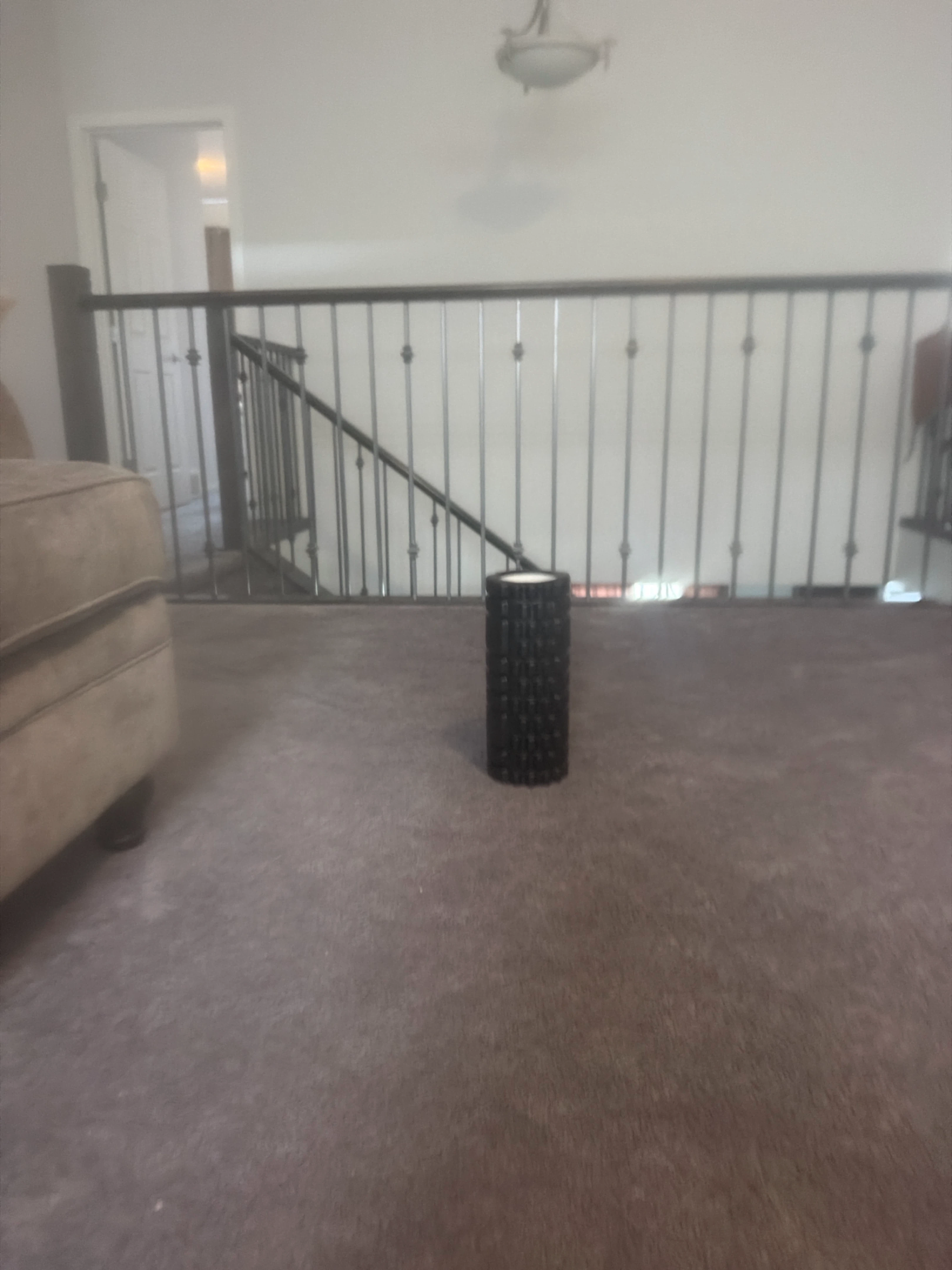 Black textured foam roller