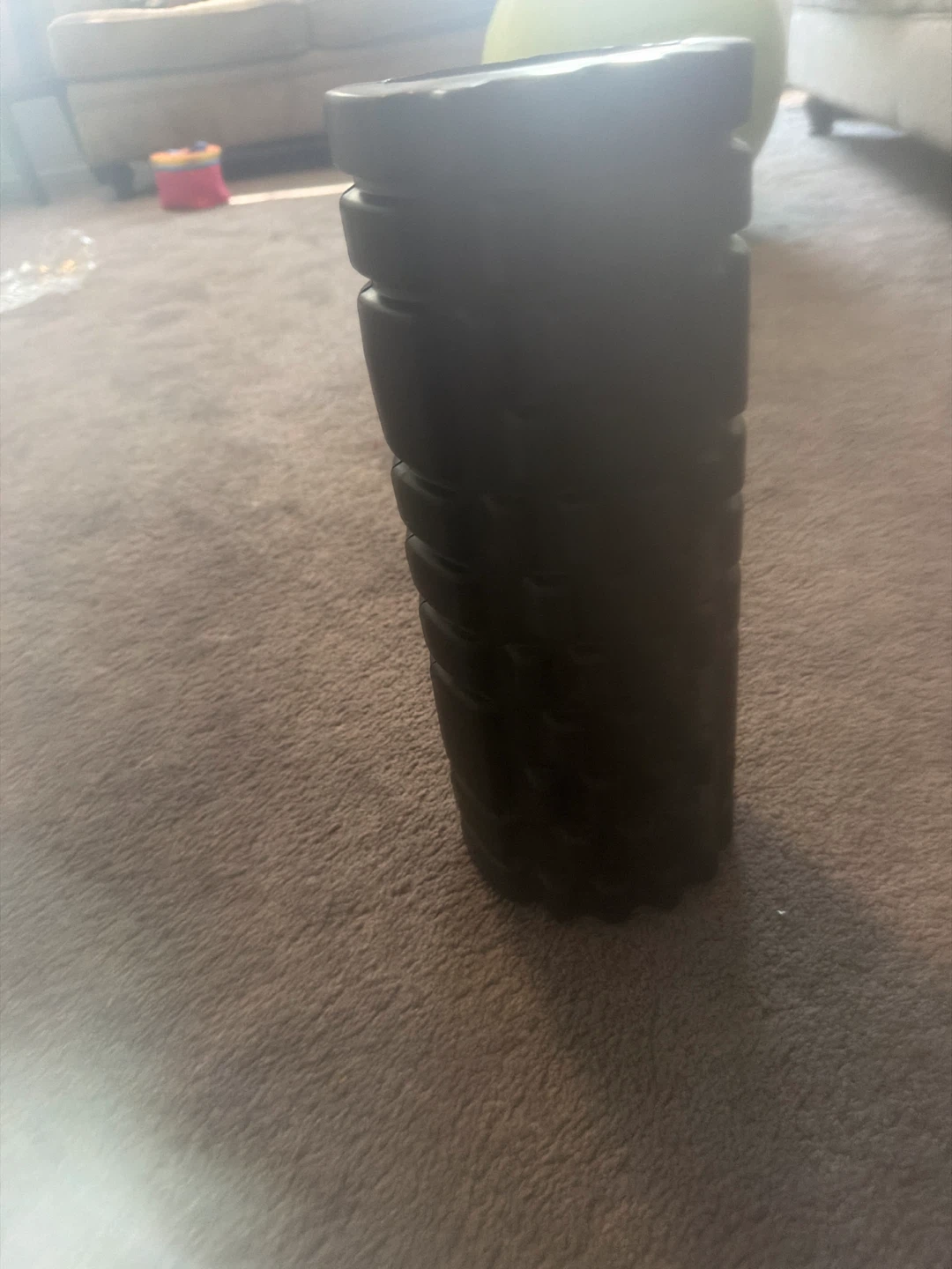 Black textured foam roller - photo 3