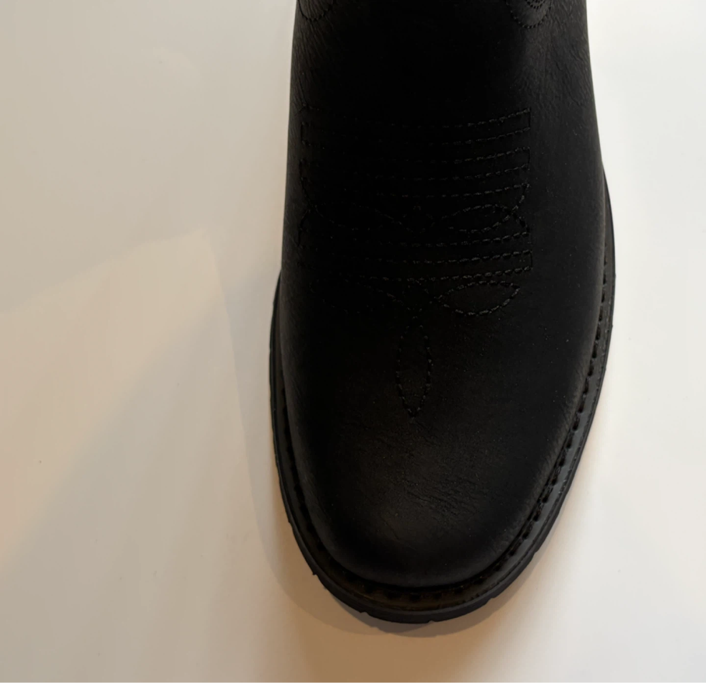 New J's.o.l.e Men’s US 9/EUR 42 Black Round Toe Cowboy Boots - photo 5