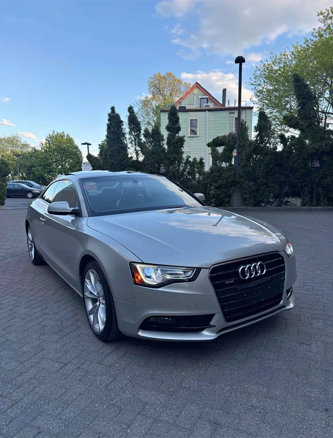 Audi A5 2013 light golden color