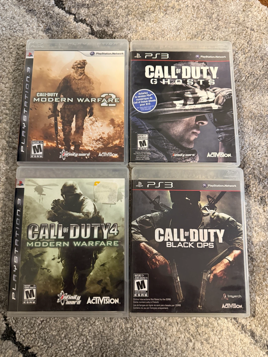 Call of Duty PS3 Games Collection
