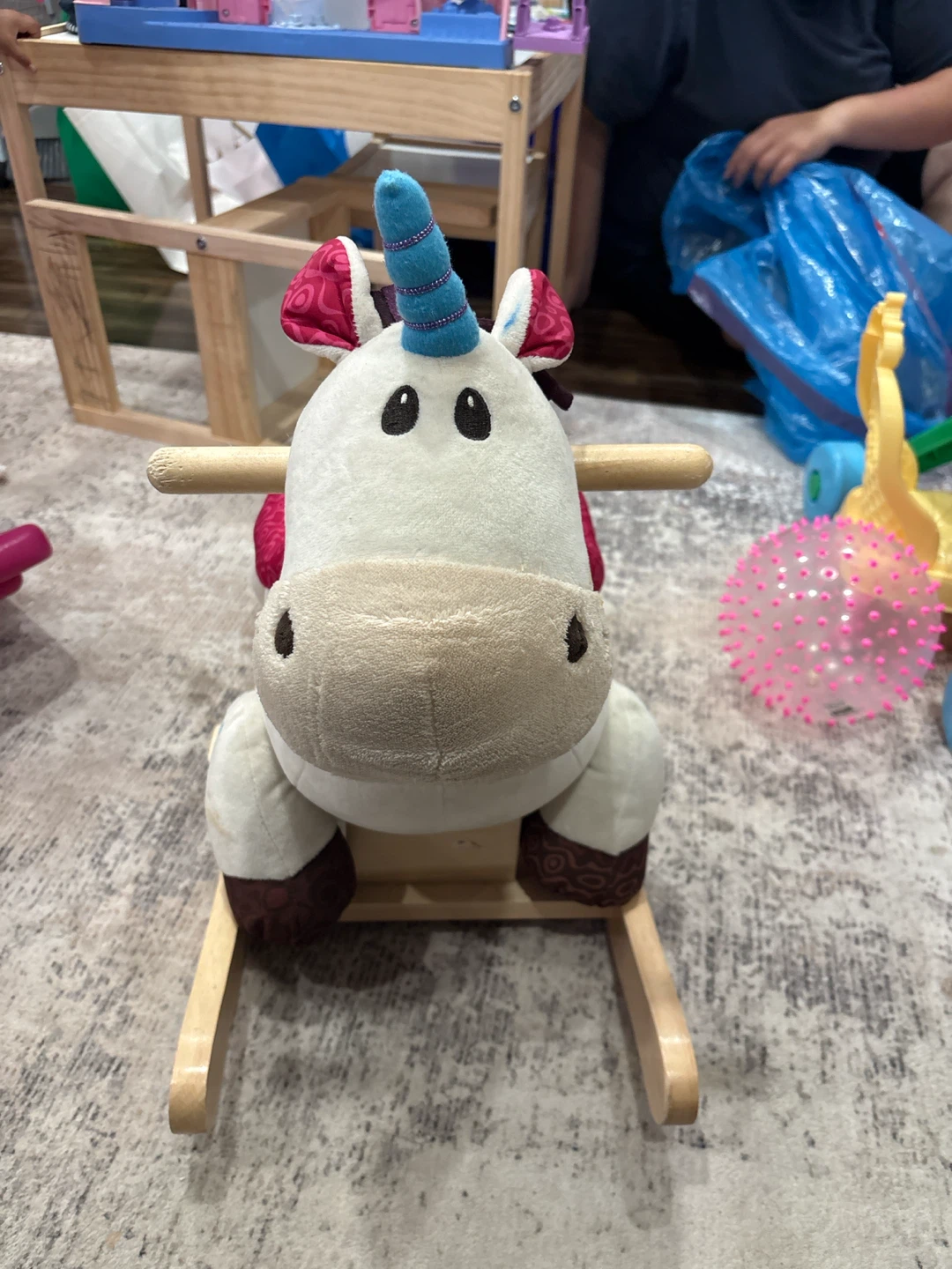 Plush Rocking Horse/Unicorn Toy