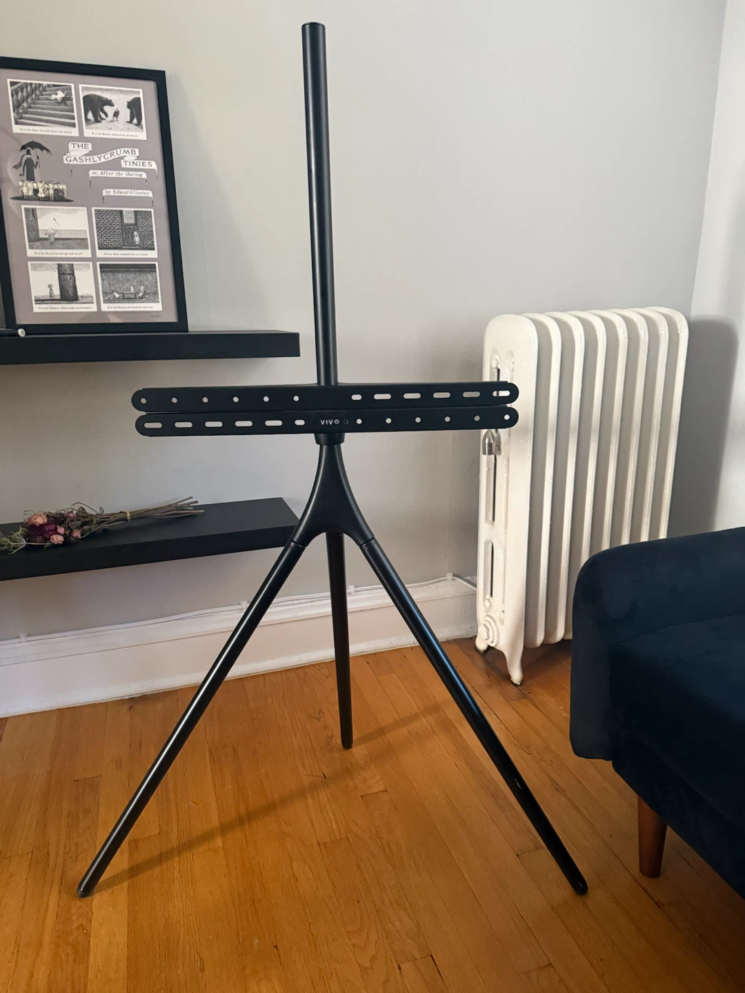 Black Easel TV Stand for 45 to 65 inch Screens