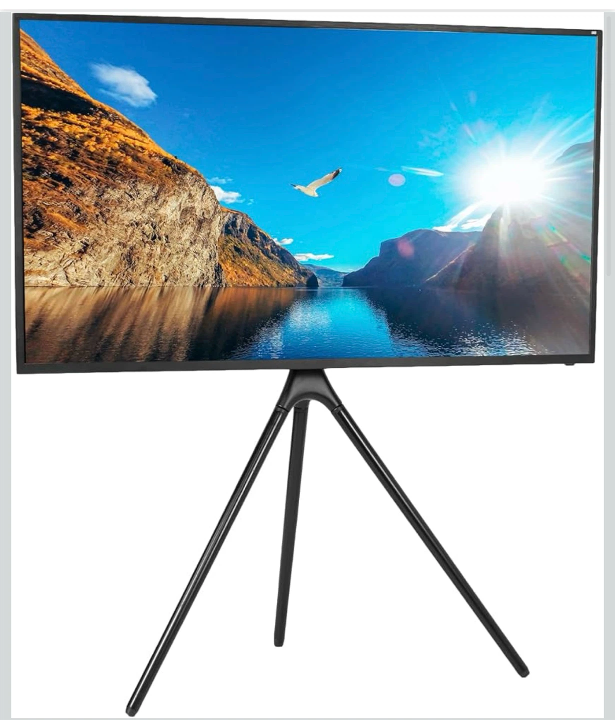 Black Easel TV Stand for 45 to 65 inch Screens - photo 2