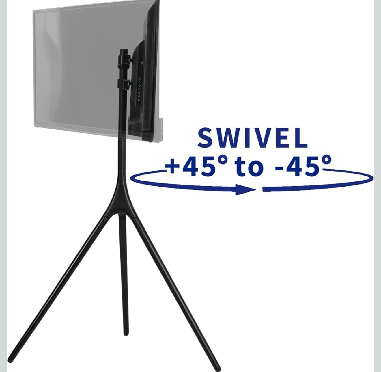 Black Easel TV Stand for 45 to 65 inch Screens - photo 4
