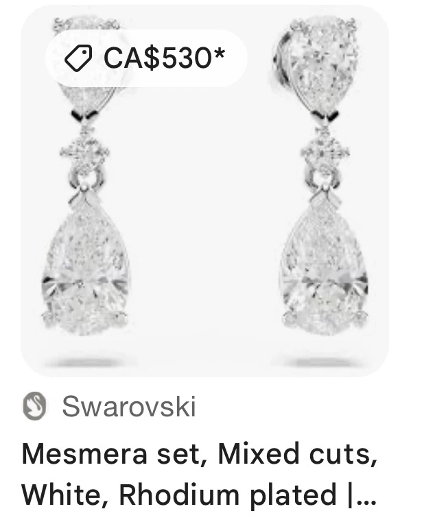 Swarovski Mesmera Drop Earrings - photo 4