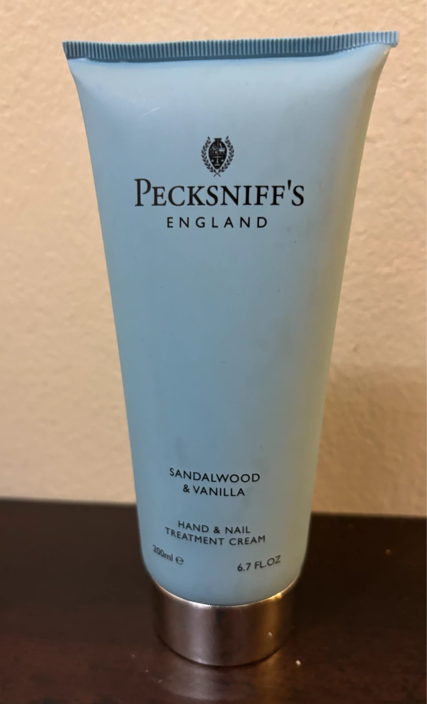 NEW-Pecksniff's Sandalwood & Vanilla Hand & Nail Treatment Cream