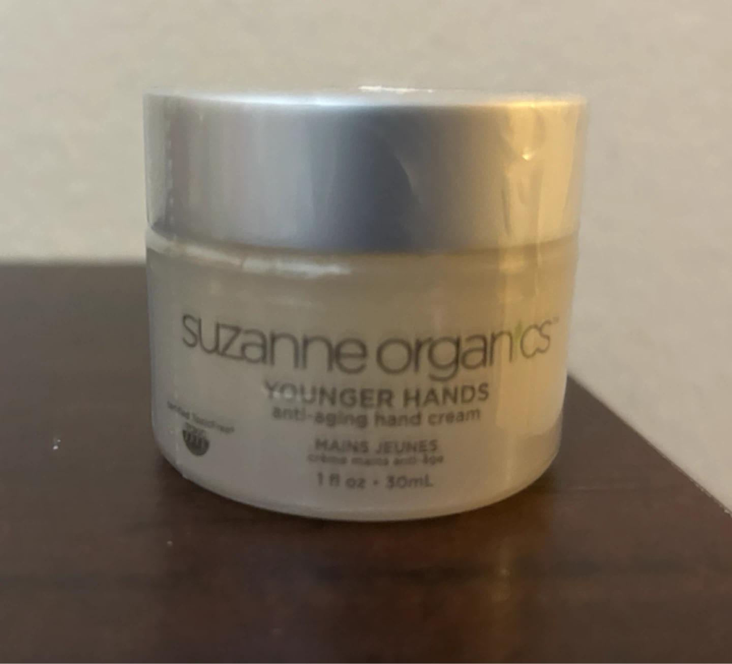 NEW-Suzanne Organics Younger Hands Anti-Aging Hand Cream 1 oz