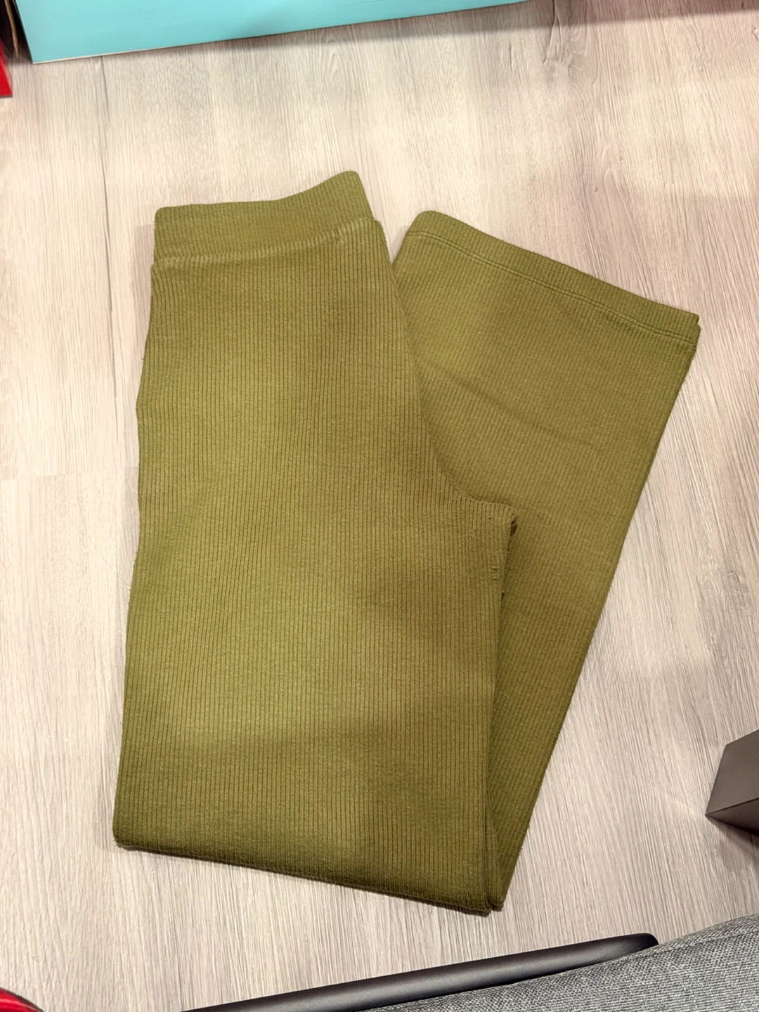 Ribbed wide-leg pants - photo 2