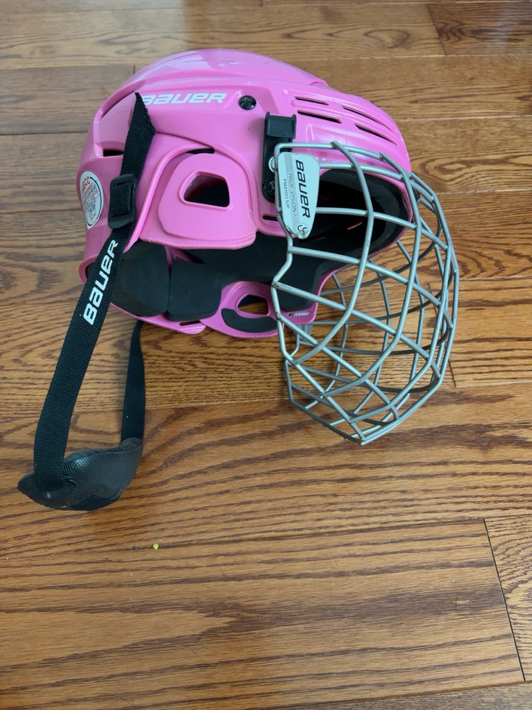 Bauer hockey helmet with cage