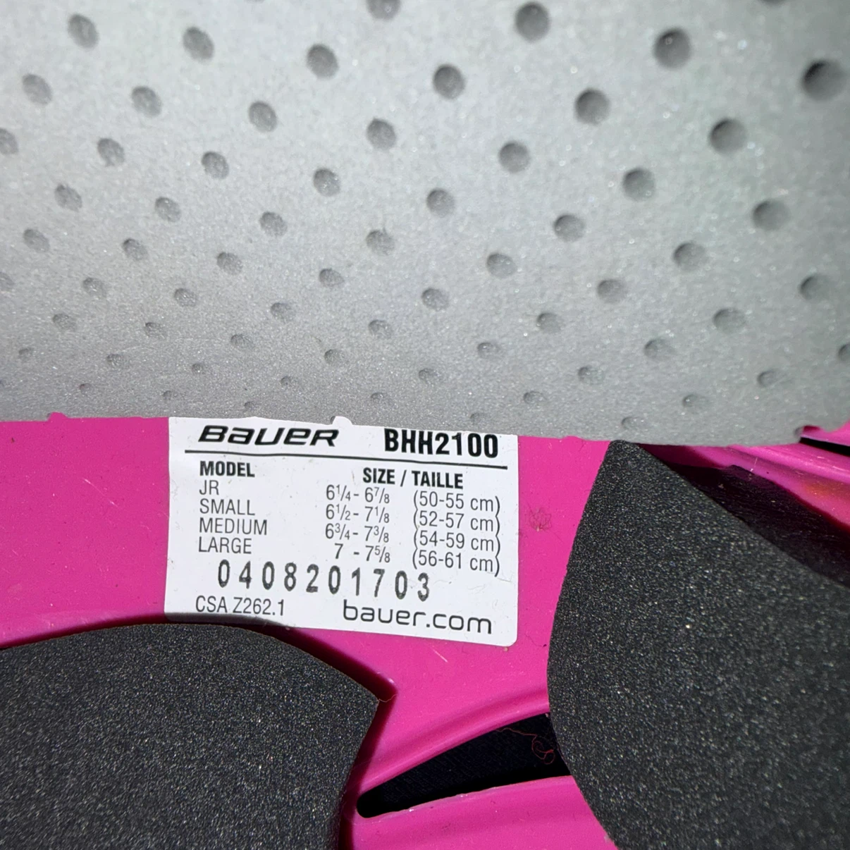 Bauer hockey helmet with cage - photo 5