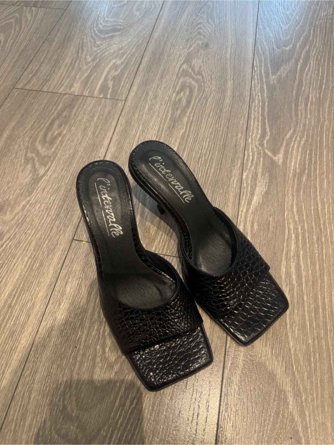 L'Intervalle Black Mules - Size 7 - photo 2