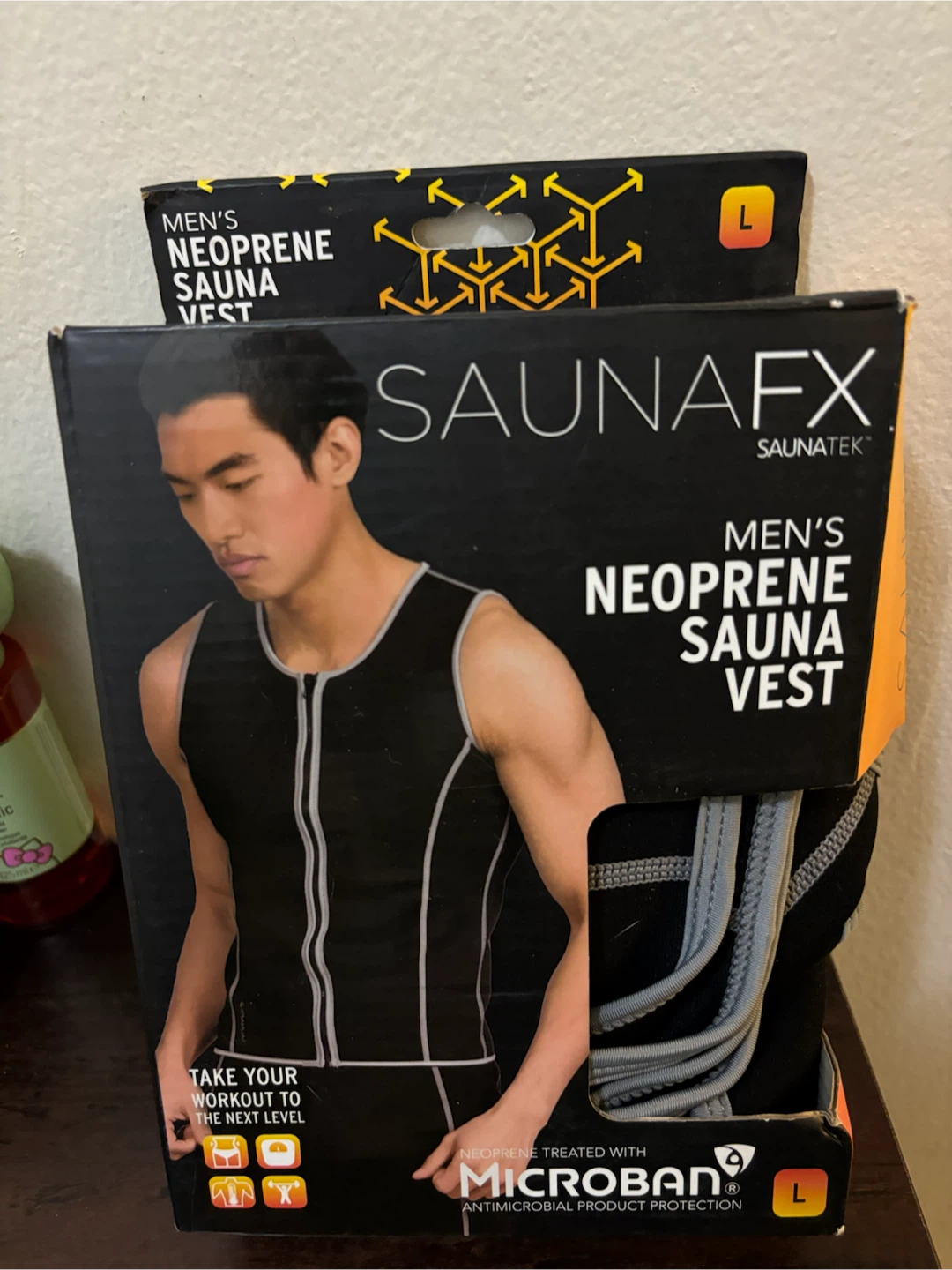 NEW-SAUNAFX Men's Neoprene Sauna Vest - Large