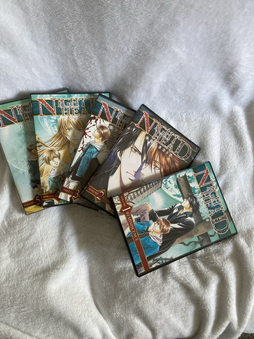 Night Head Genesis Manga Volumes 1-3