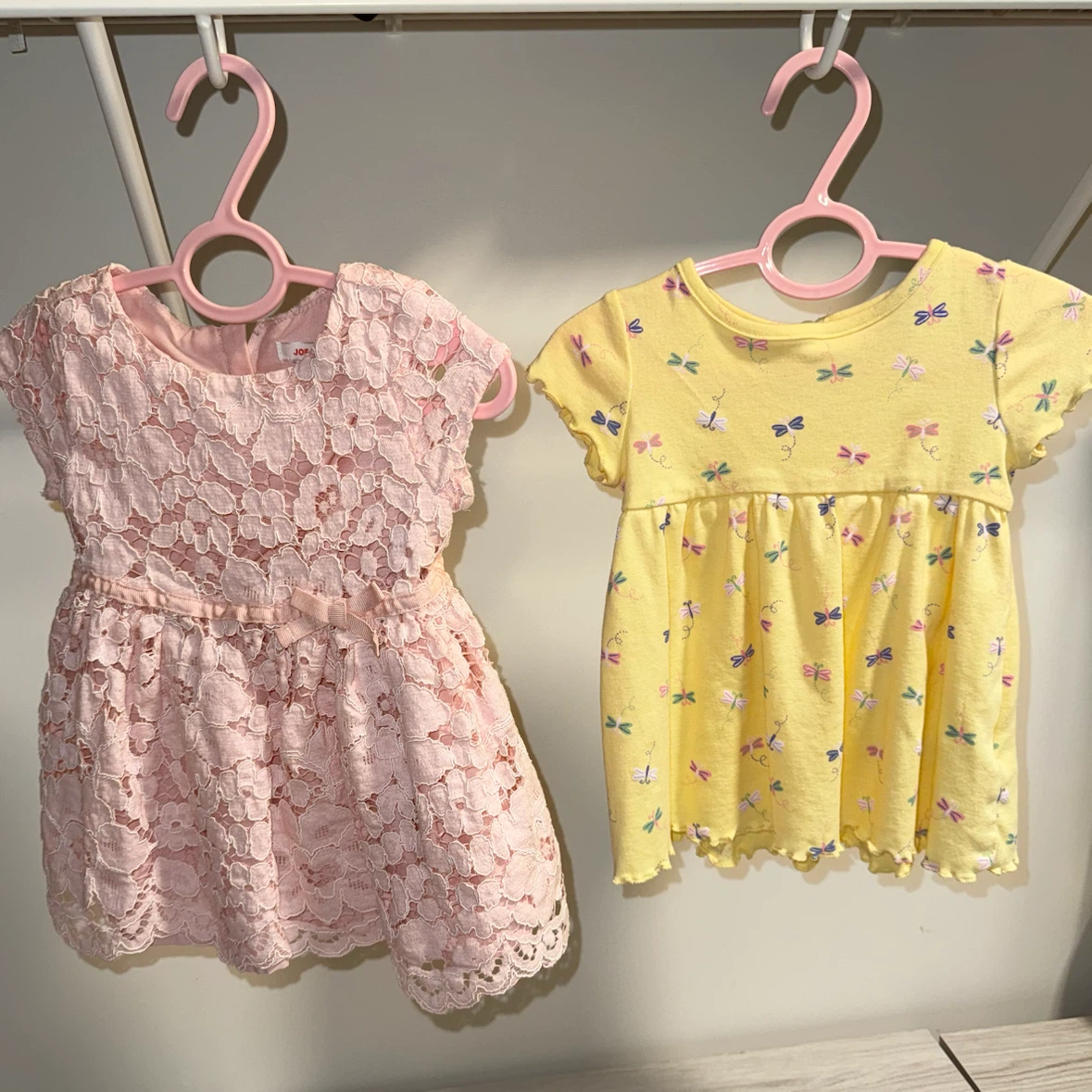 Joefresh 2pcs baby girl 6-12m dresses