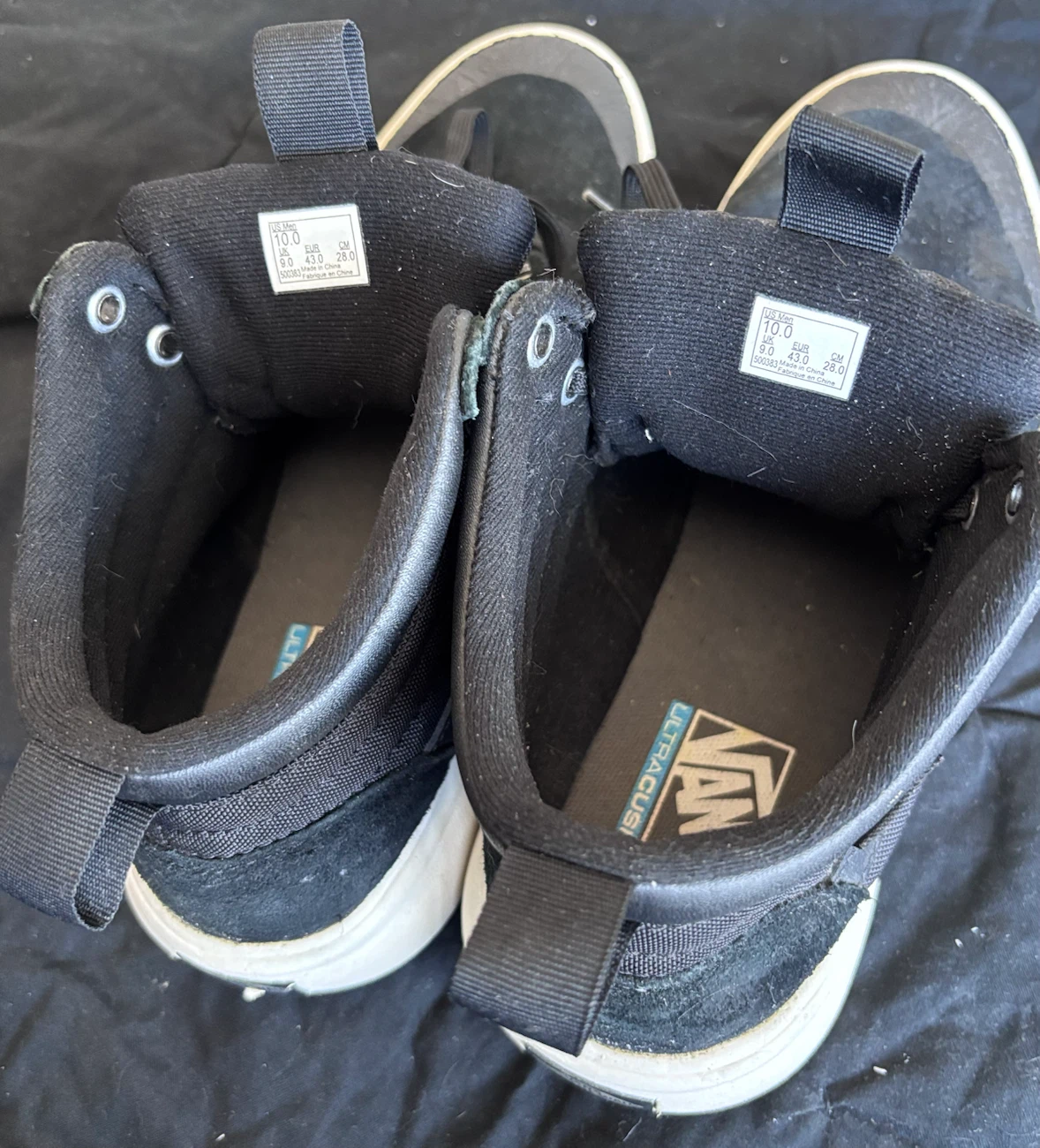Vans Ultracush Sk8-Hi Black Suede Men's Shoes - photo 3