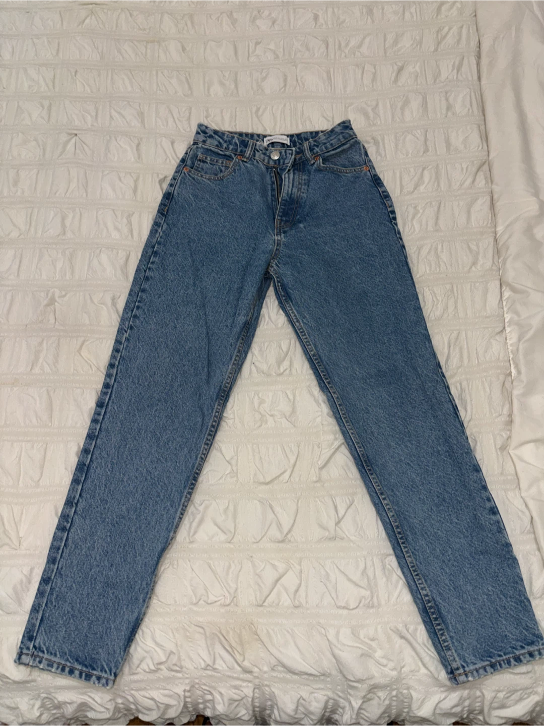 Zara Women's Blue Denim Jeans
