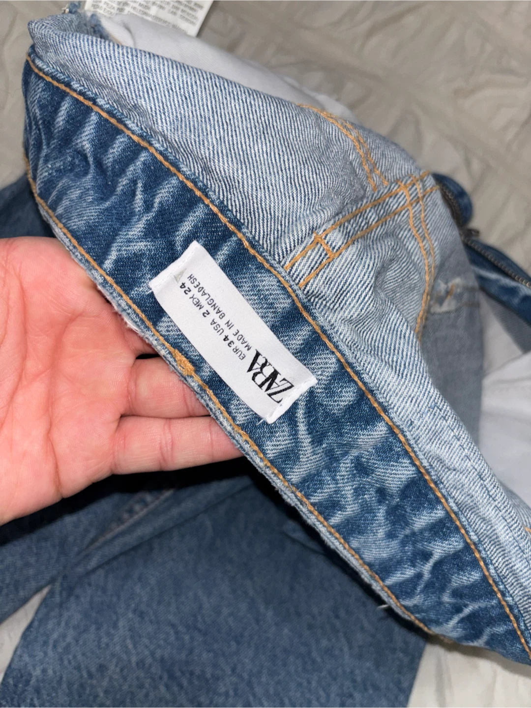 Zara Women's Blue Denim Jeans - photo 3