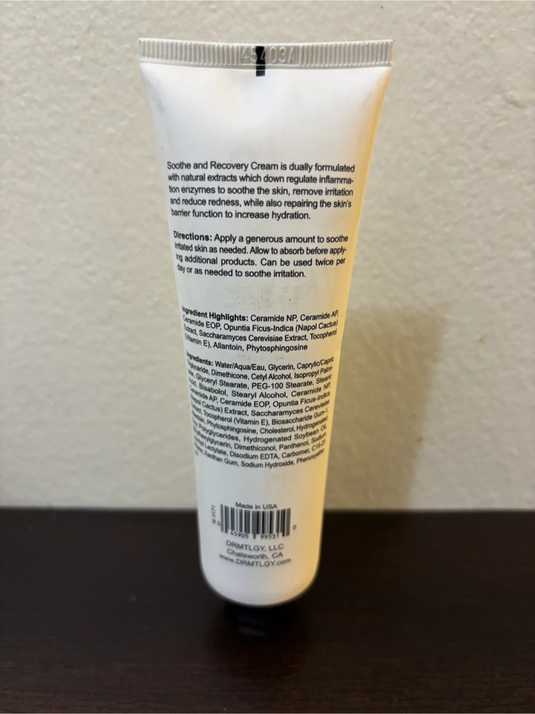 NEW-DRMTLGY Soothe + Recovery Cream Anti-Aging 3 oz - photo 2