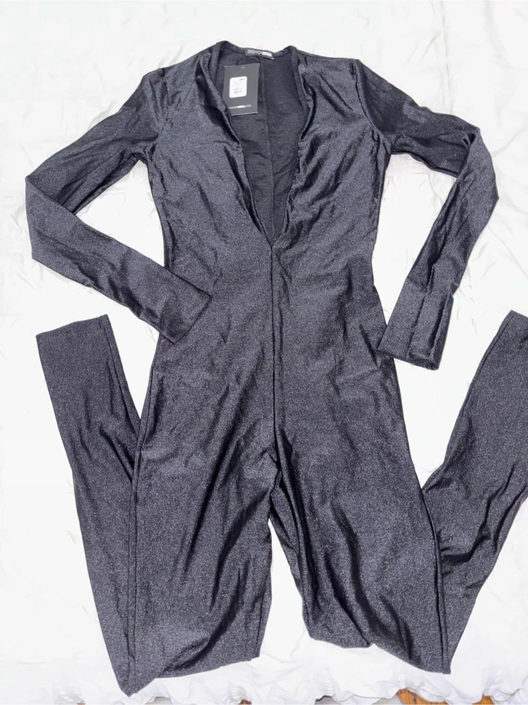 Fashion Nova Black Jumpsuit Size S - photo 2