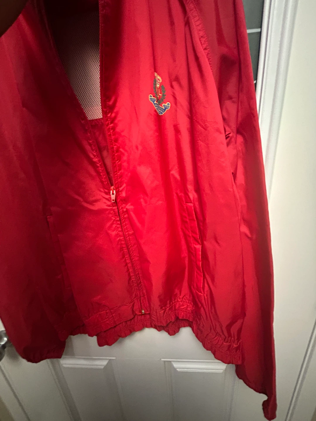 Chaps Ralph Lauren Red Windbreaker Jacket - photo 3