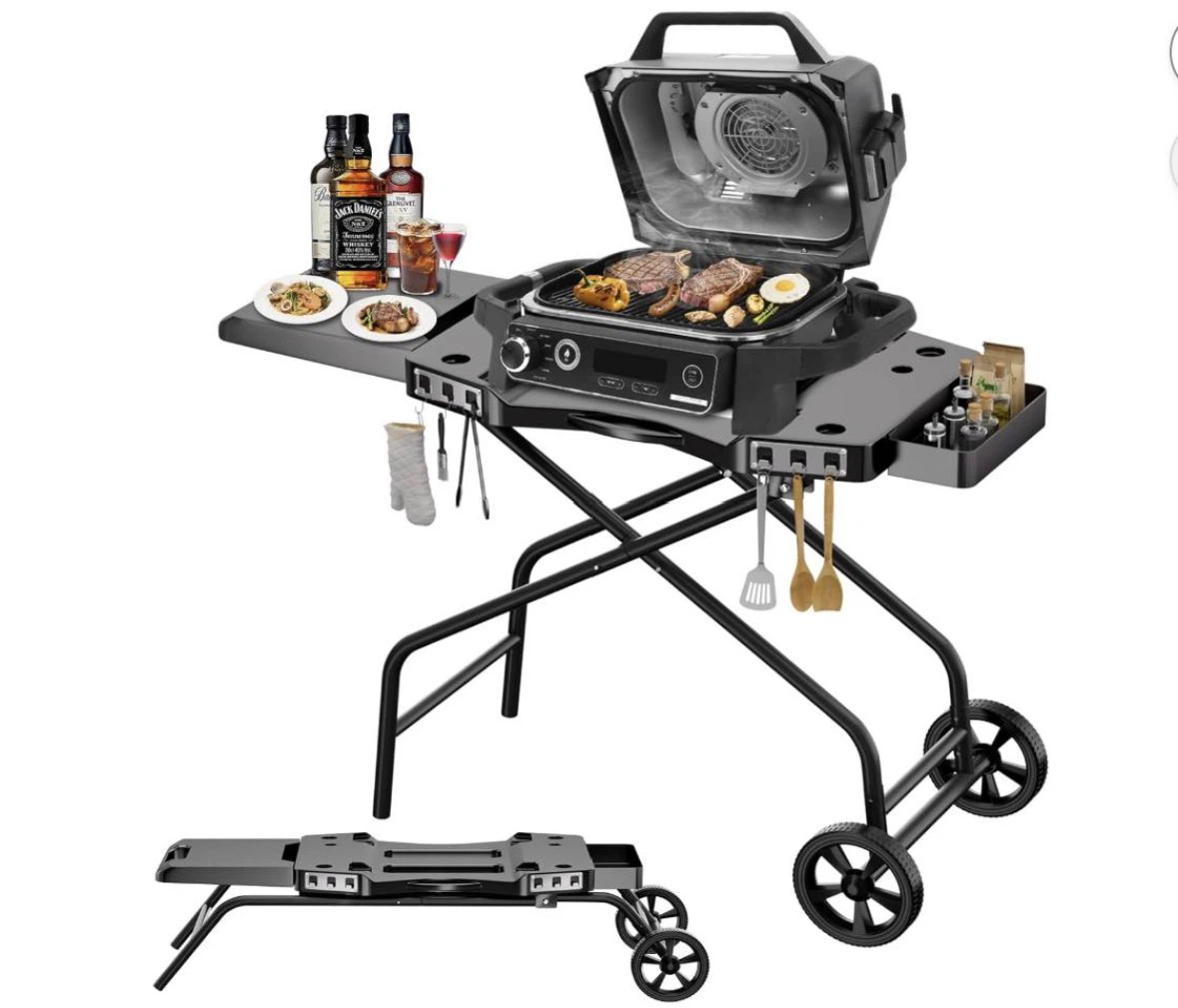 Like-New GRISUN Foldable BBQ Grill Cart - photo 3