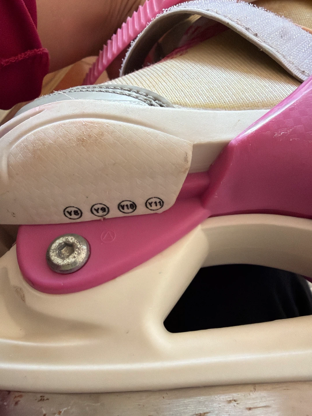 Adjustable Figure Skates Y8-Y11 Pink & White - photo 2