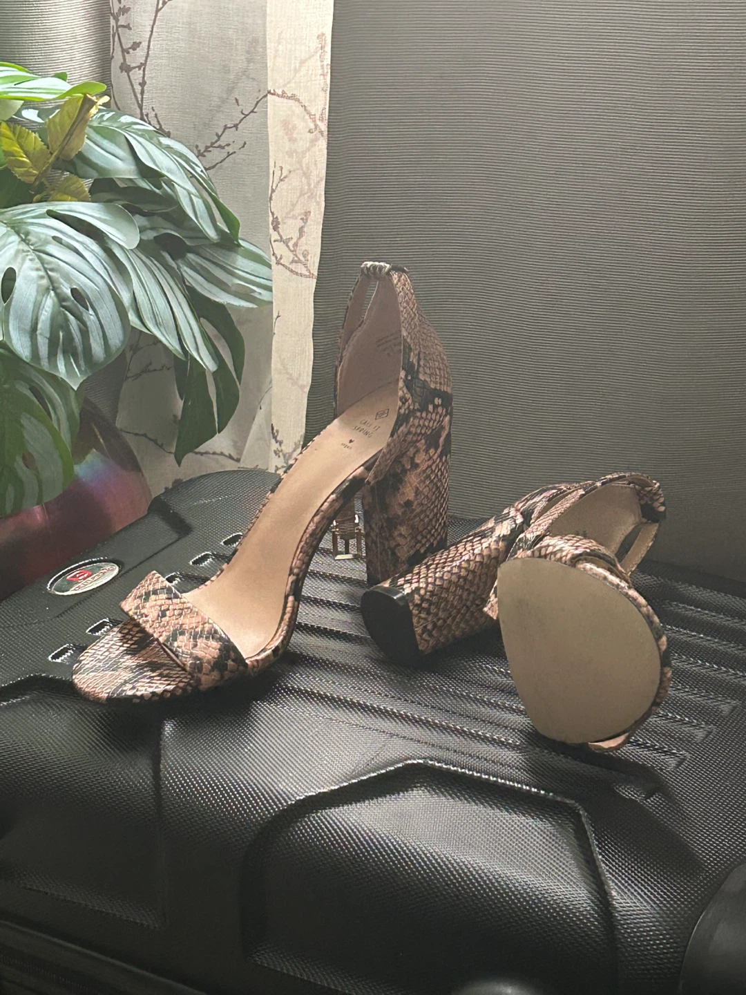 Call It Spring Snakeskin Block Heels - photo 2