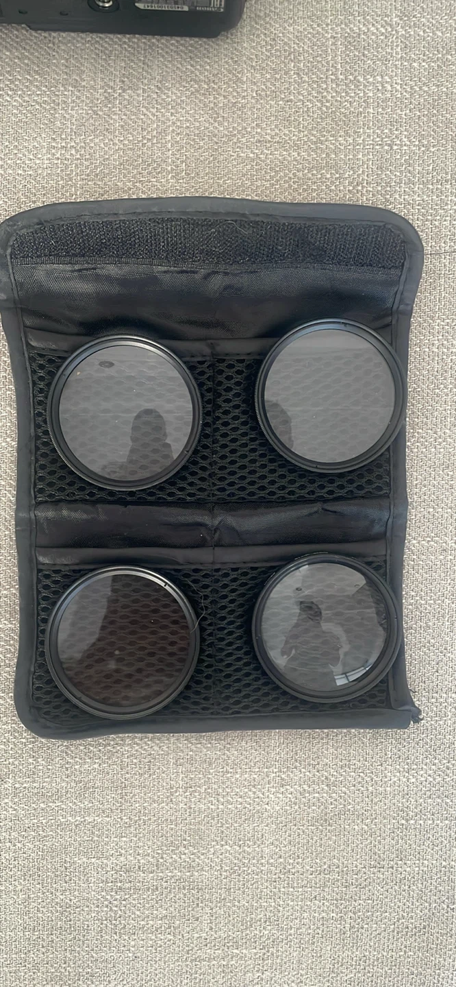 Neewer & Tiffen 58mm Camera Lens Filters with Pouch