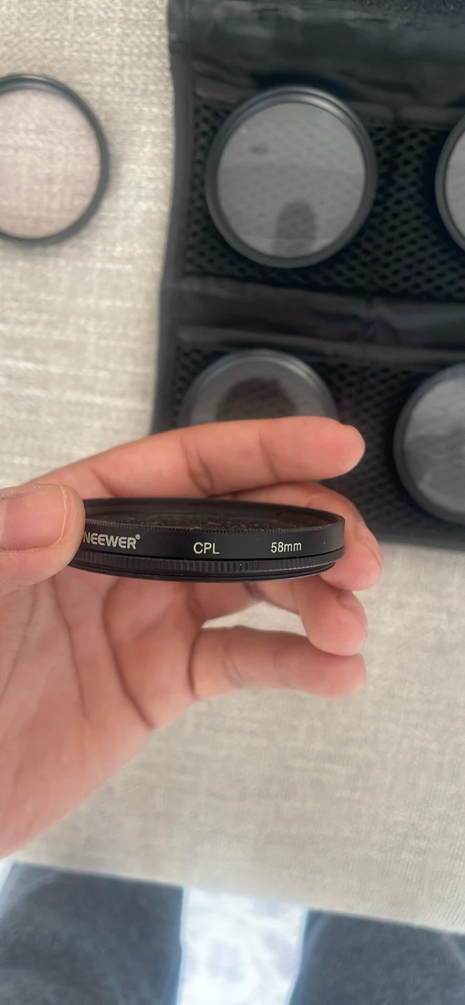Neewer & Tiffen 58mm Camera Lens Filters with Pouch - photo 2