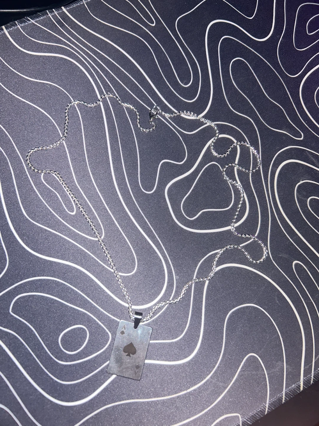 Ace of Spades Pendant Necklace