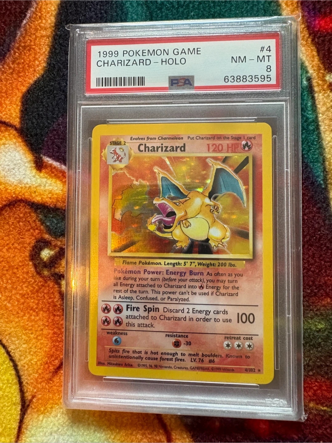 PSA 8 ZARD - photo 3