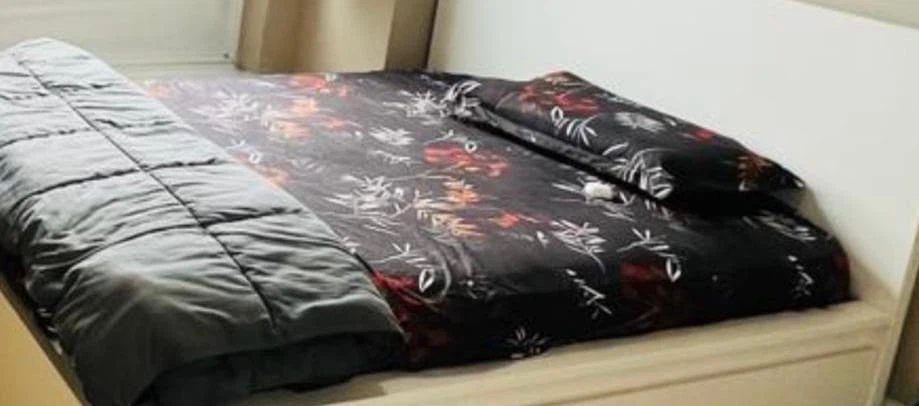 Queen size bed with mattress