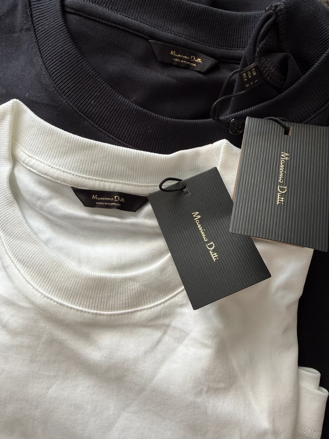 Massimo Dutti T-shirt - new with tags, black and white - photo 2