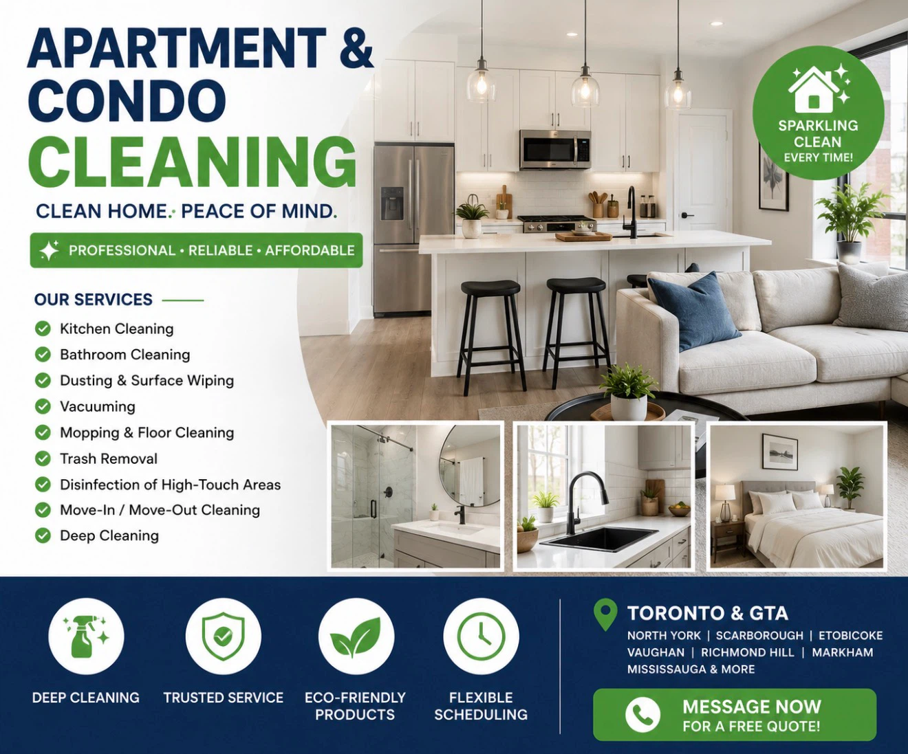 Apartment & Condo Cleaning Services Toronto & GTA
