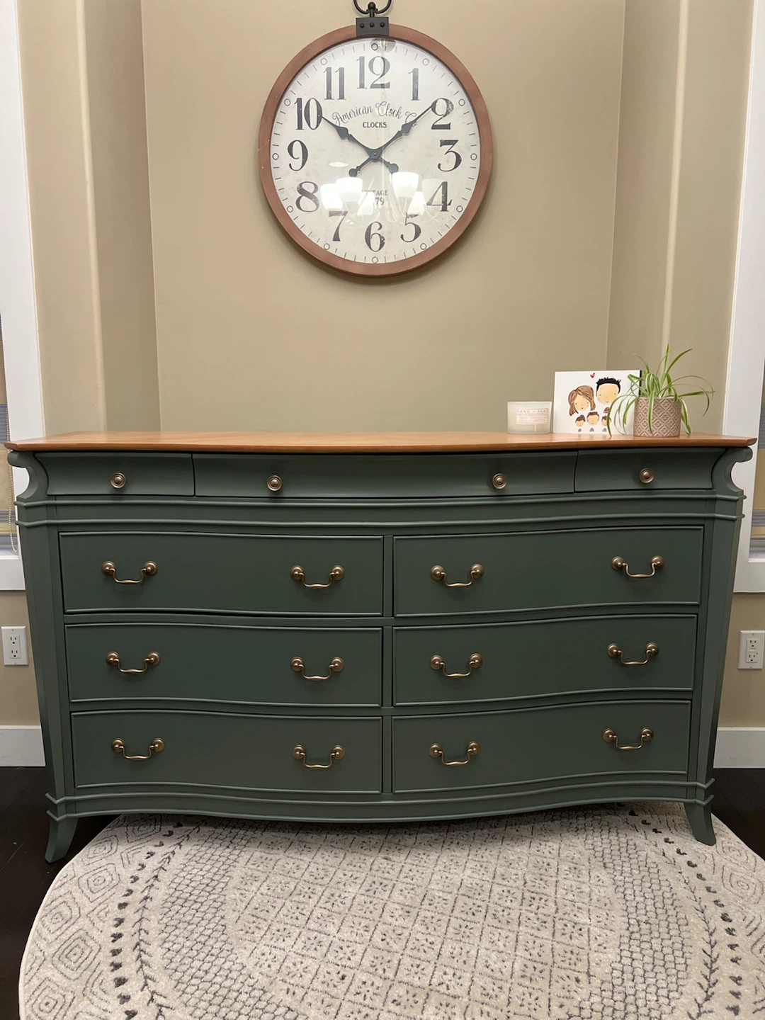 Refinished Dresser + Matching Nightstand - photo 3