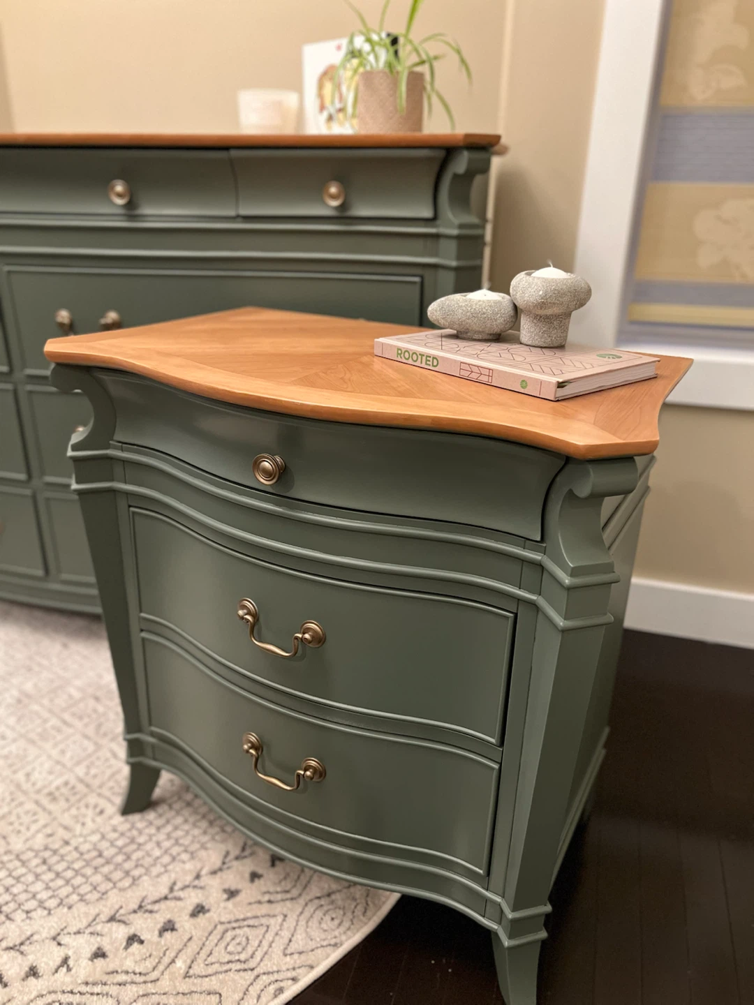 Refinished Dresser + Matching Nightstand - photo 4