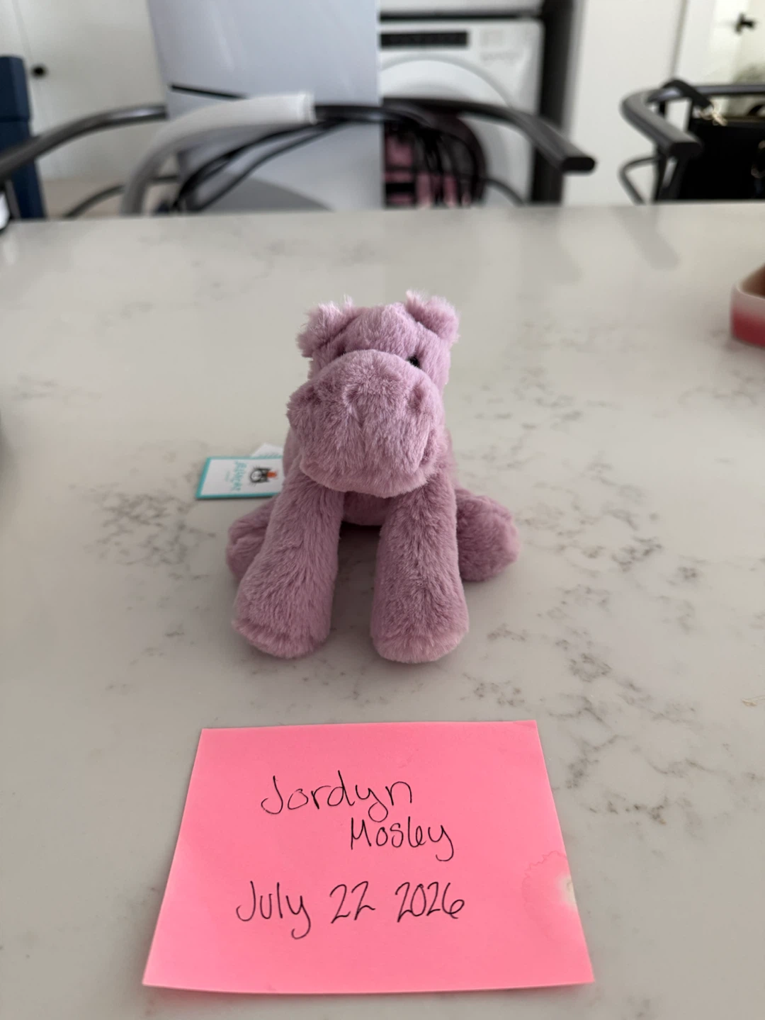 Jellycat Tiny Smuge hippo